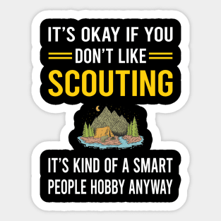 Smart People Hobby Scouting Scout Scouts Sticker